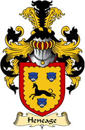 English Coat of Arms (v.23) for the family Heneage