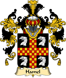 French Family Coat of Arms (v.25) Hamel