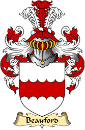 English Coat of Arms (v.23) for the family Beauford