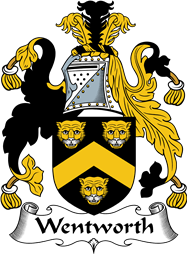 English Coat of Arms for the family Wentworth