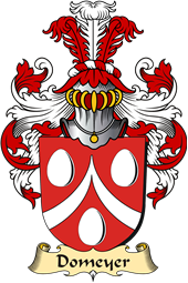 v.23 Coat of Family Arms from Germany for Domeyer