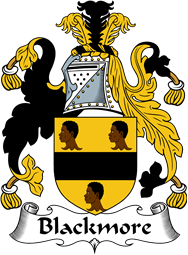 English Coat of Arms for the family Blackmore