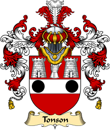 Irish Family Coat of Arms (v.25a) Tonson