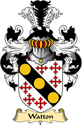 English Coat of Arms (v.23) for the family Watton