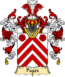 French Family Coat of Arms (v.25) Pagès