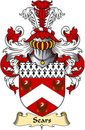 English Coat of Arms (v.23) for the family Sears or Sayer