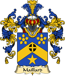 French Family Coat of Arms (v.25) Maillard