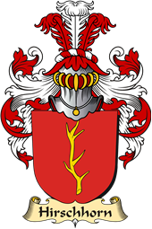 v.23 Coat of Family Arms from Germany for Hirschhorn