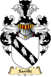 English Coat of Arms (v.23) for the family Saville