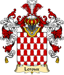 French Family Coat of Arms (v.25) Leroux (Roux le) II