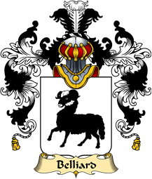 French Family Coat of Arms (v.25) Belliard