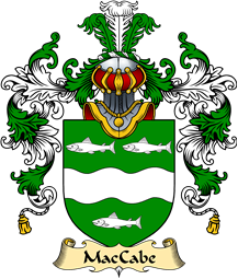 Irish Family Coat of Arms (v.25a) MacCabe