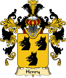 French Family Coat of Arms (v.25) Henry