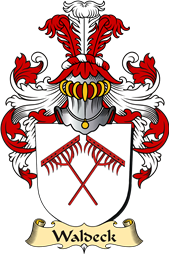 v.23 Coat of Family Arms from Germany for Waldeck