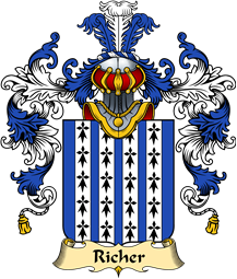 French Family Coat of Arms (v.25) Richer