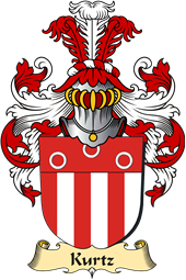 v.23 Coat of Family Arms from Germany for Kurtz