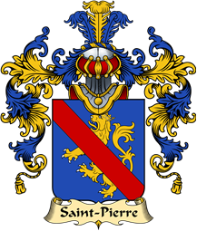 French Family Coat of Arms (v.25) Saint-Pierre
