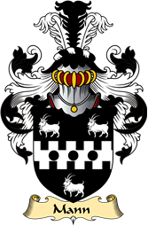 English Coat of Arms (v.23) for the family Mann