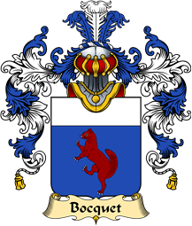 French Family Coat of Arms (v.25) Bocquet
