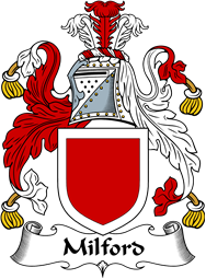 English Coat of Arms for the family Milford