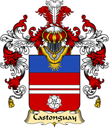 French Family Coat of Arms (v.25) Gay dit Castonguay