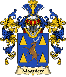French Family Coat of Arms (v.25) Magniere