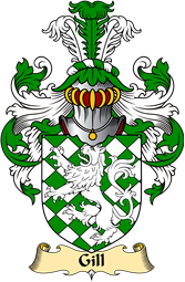 English Coat of Arms (v.23) for the family Gill