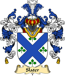Irish Family Coat of Arms (v.25a) Slator or Slater