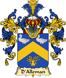 French Family Coat of Arms (v.25) Alleman (d
