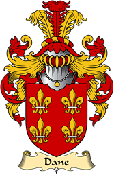 English Coat of Arms (v.23) for the family Dane