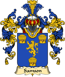 French Family Coat of Arms (v.25) Samson