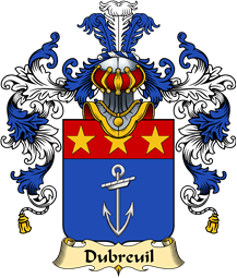 French Family Coat of Arms (v.25) Breuil (du)
