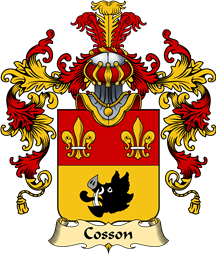 French Family Coat of Arms (v.25) Cosson