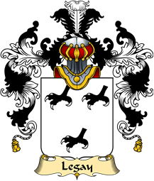 French Family Coat of Arms (v.25) Legay (Gay le)