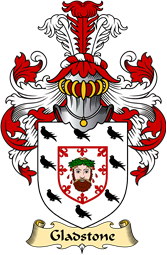 Scottish Family Coat of Arms (v.23) for Gladstone