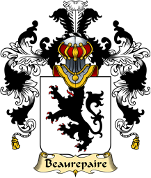 French Family Coat of Arms (v.25) Beaurepair (e)