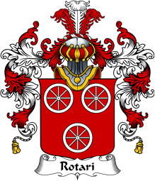 Italian Family Coat of Arms (v.25b) Rotari