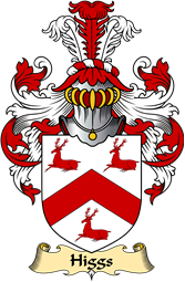 English Coat of Arms (v.23) for the family Higgs