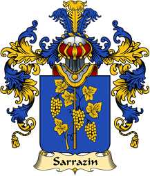 French Family Coat of Arms (v.25) Sarrazin