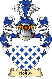 English Coat of Arms (v.23) for the family Holtby