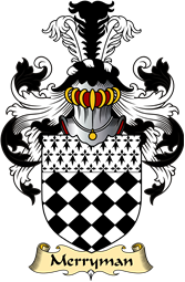 English Coat of Arms (v.23) for the family Merryman