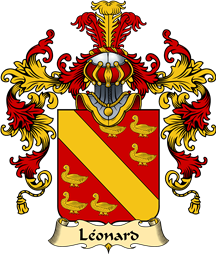 French Family Coat of Arms (v.25) Léonard