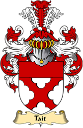 Scottish Family Coat of Arms (v.23) for Tait