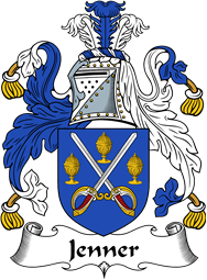 English Coat of Arms for the family Jenner