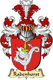 v.23 Coat of Family Arms from Germany for Rabenhorst