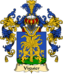 French Family Coat of Arms (v.25) Viguier