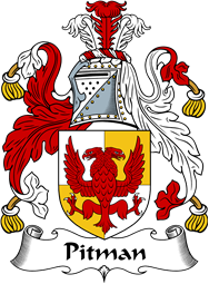 English Coat of Arms for the family Pitman