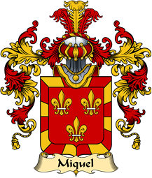 French Family Coat of Arms (v.25) Miquel