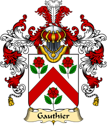 French Family Coat of Arms (v.25) Gauthier