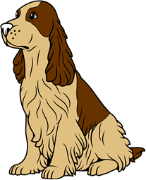 Spaniel Sejant